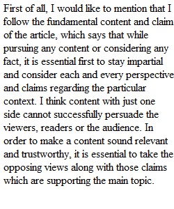 Week 5 Discussion Persuasive communication